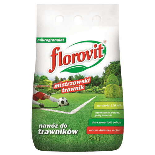 Florovit Nawóz 5kg do trawników z mchem Mistrzowski Trawnik Florovit Nawóz do trawników z mchem Mistrzowski Trawnik