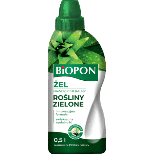 Biopon Żel Nawóz Mineralny do Roślin Zielonych 0,5L