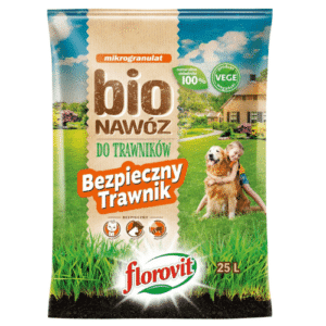 Florovit Bio Nawóz do trawników Bezpieczny Trawnik 25l