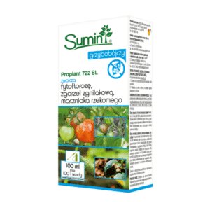 Sumin Proplant 722 SL Środek grzybobójczy na choroby zwalczający fytoftorozę, zgorzel zgnilakową i mączniaka rzekomego 100ml - obrazek 1