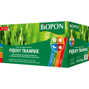 Biopon Piękny Trawnik Roczny Program Nawożenia 4x2kg