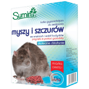 Sumin Trutka gryzoniobójcza do zwalczania myszy i szczurów 1kg - obrazek 1
