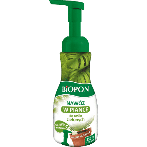 Biopon w piance do roślin zielonych