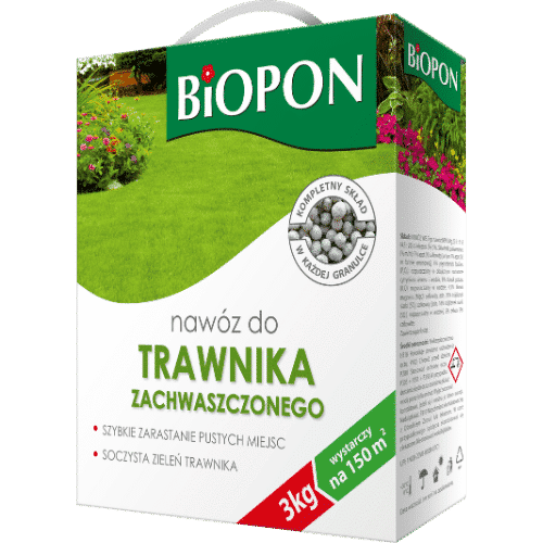 Biopon Nawóz do Trawnika Zachwaszczonego Granulat 3kg