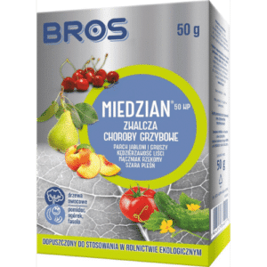 Bros Miedzian 50WP Zwalcza Choroby Grzybowe 50g - obrazek 1