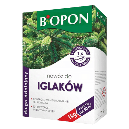 Biopon Nawóz Długodziałający do Iglaków 1kg