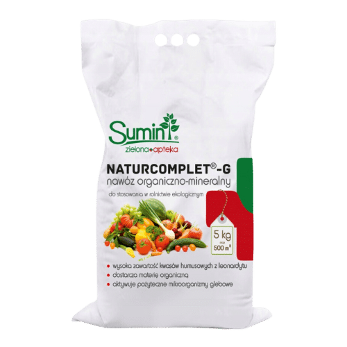Sumin Nawóz NaturComplet-G 5 kg – Naturalne Odżywienie i Zdrowy Wzrost Roślin