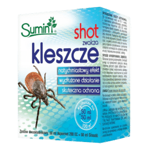 Sumin Shot Koncentrat 100ml – Do Zwalczania Kleszczy w Ogrodzie