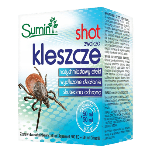 Sumin Shot Koncentrat 100ml – Do Zwalczania Kleszczy w Ogrodzie