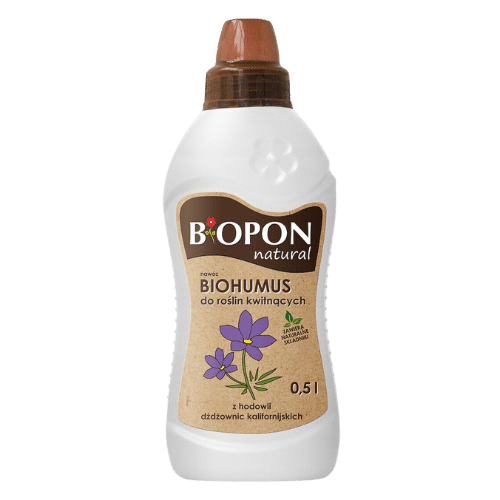 Biopon Biohumus Płynny 0,5L – Naturalne Odżywienie dla Roślin Kwitnących
