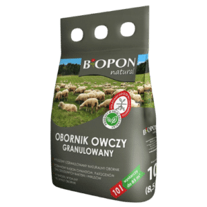 Biopon Obornik Granulowany Owczy 10 L – Naturalny Nawóz Organiczny