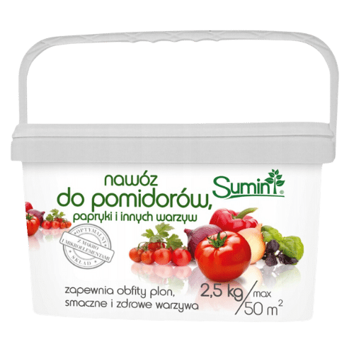 Sumin Nawóz 2,5 kg Do Pomidorów i Papryki – Obfite Plony i Silne Rośliny Sumin Nawóz Do Pomidorów i Papryki 2,5 kg – Obfite Plony i Zdrowe Rośliny