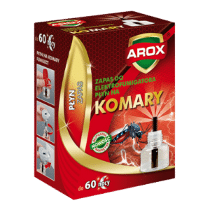 Arox Komary Płyn Zapas Do Elektrofumigatora 60 Nocy 45 ml – Skuteczna Ochrona Przed Komarami