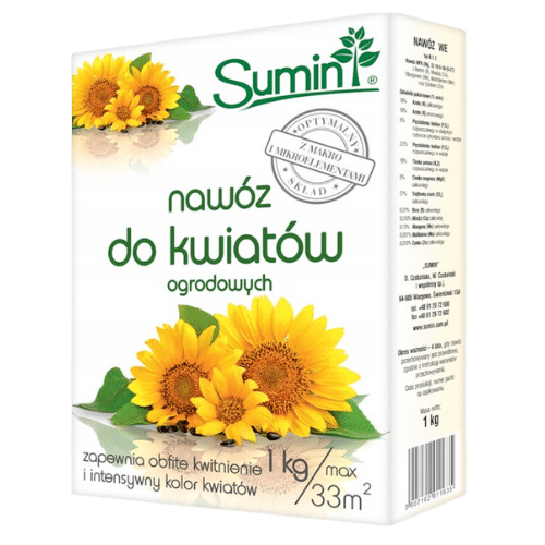 Sumin Nawóz Do Kwiatów Ogrodowych 1 kg – Obfite Kwitnienie i Intensywne Barwy