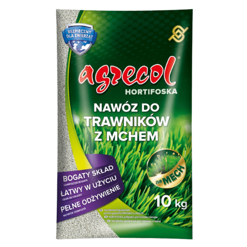 Agrecol Hortifoska 10 kg – Skuteczne Nawodnienie i Regeneracja Murawy w Trawniku z Mchem