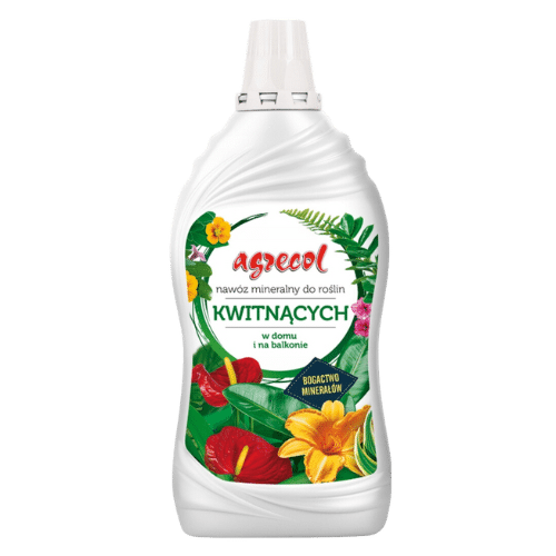 Agrecol 500ml Nawóz Mineralny do Roślin Kwitnących w Domu i na Balkonie Agrecol Nawóz Mineralny do Roślin Kwitnących w Domu i na Balkonie 500ml