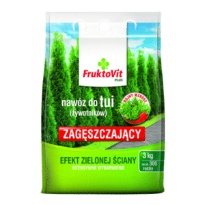 Fruktovit Nawóz do Tui 3 kg – Skuteczna Pielęgnacja Żywotników