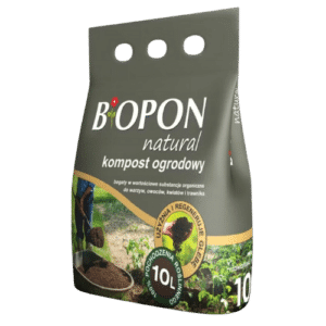 Biopon Natural Kompost Ogrodowy 10L – Naturalne Wsparcie dla Twojego Ogrodu
