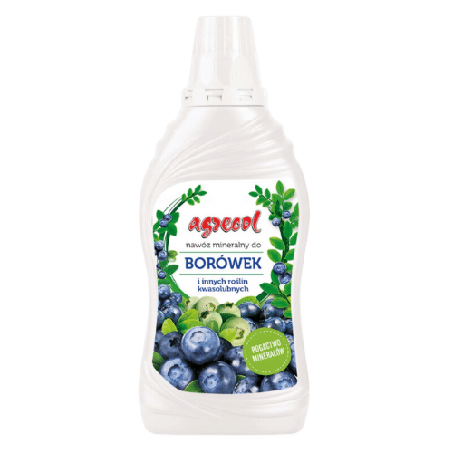 Agrecol Płynny Nawóz Mineralny do Borówek 1L – Obfite Owocowanie i Zdrowe Rośliny