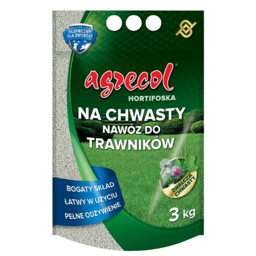 Agrecol Hortifoska 3 kg – Skuteczna Regeneracja i Eliminacja Chwastów w Trawniku Zachwaszczonym