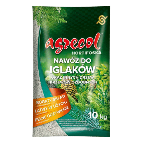 Agrecol Iglak Hortifoska 10kg – Zdrowe i Gęste Rośliny Iglaste
