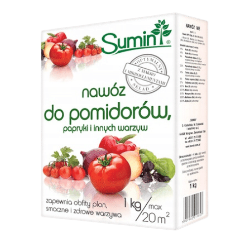 Sumin Nawóz Do Pomidorów i Papryki 1 kg – Zdrowe Rośliny i Obfite Plony