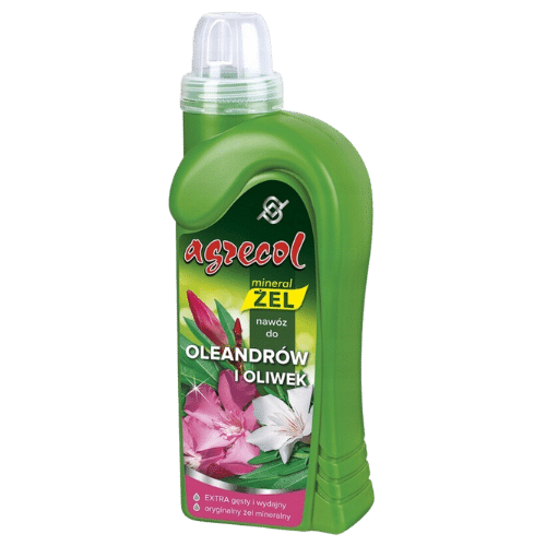 Agrecol Nawóz Mineral Żel do Oleandrów i Oliwek 500ml – Intensywny Wzrost i Odporność Roślin Śródziemnomorskich