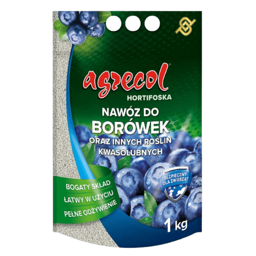Agrecol Hortifoska Borówka 1 kg – Intensywne Owocowanie i Zdrowe Krzewy