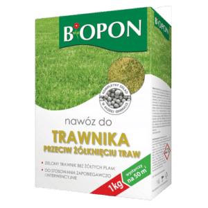 Biopon Nawóz do Trawnika Przeciw Żółknięciu Granulat 1kg