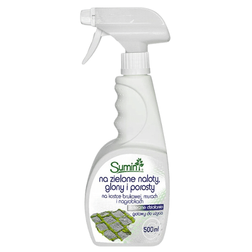 Sumin Płyn na Zielone Naloty 500 ml – Skuteczne Usuwanie Glonów i Porostów z Nawierzchni