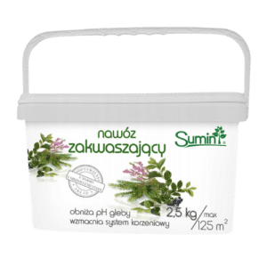 Sumin Nawóz Zakwaszający 2,5 kg – Idealny dla Roślin Kwasolubnych