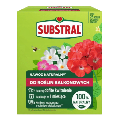 Substral Nawóz Naturalny do Roślin Balkonowych z Zeolitem 650 g – Skuteczne Odżywianie Roślin