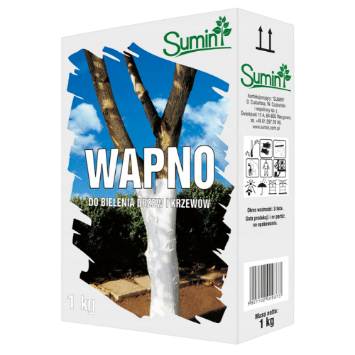 Sumin Wapno do Bielenia Drzew 800 g – Skuteczna Ochrona przed Mrozami