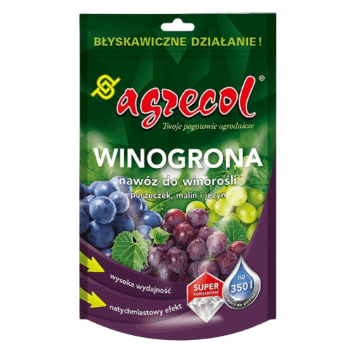 Agrecol Nawóz na Winogrona Krystaliczny 0,35kg – Obfite Plony i Zdrowe Rośliny