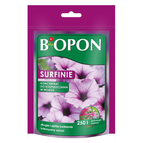 Biopon Koncentrat do Surfinii 250g – Intensywny Wzrost i Kwitnienie