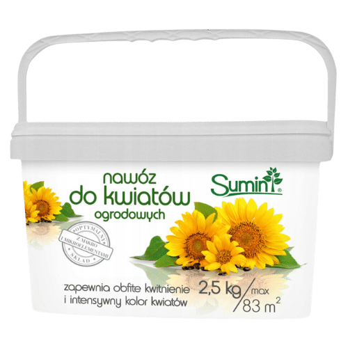 Sumin Nawóz Do Kwiatów Ogrodowych 2,5 kg – Obfite Kwitnienie i Intensywne Barwy