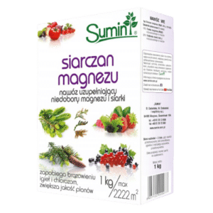 Sumin Nawóz Siarczan Magnezu 1 kg – Zdrowe Rośliny i Intensywna Zieleń