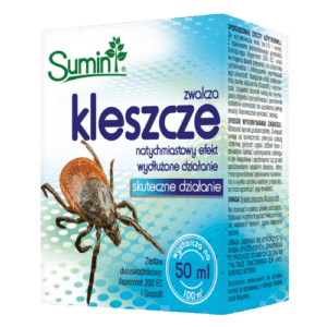 Sumin Shot Koncentrat do Zwalczania Kleszczy 50 ml – Skuteczna Ochrona przed Kleszczami