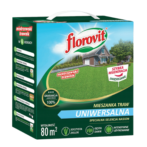 Florovit Trawa Uniwersalna 2 kg – Wszechstronna Mieszanka Nasion na Piękny Trawnik