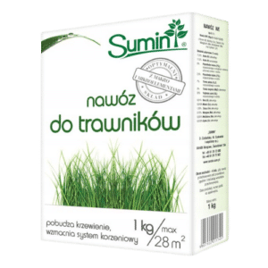 Sumin Nawóz Do Trawnika 1 kg – Gęsty, Zielony i Zdrowy Trawnik