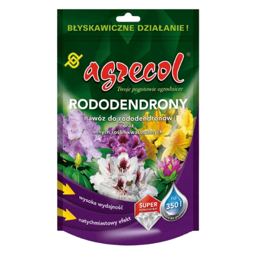 Agrecol Nawóz na Rododendrony Krystaliczny 350g – Intensywne Kwitnienie i Zdrowe Rośliny