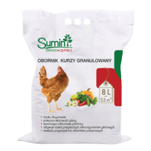 Sumin Obornik Kurzy Granulowany 8L – Naturalne Odżywienie Roślin