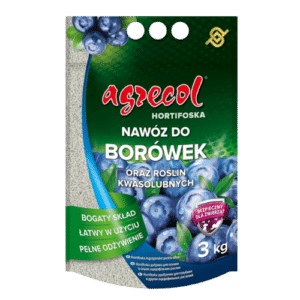 Agrecol Hortifoska Borówka 3 kg – Intensywne Owocowanie i Zdrowy Wzrost