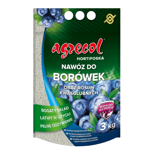 Agrecol Hortifoska Borówka 3 kg – Intensywne Owocowanie i Zdrowy Wzrost
