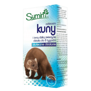 Sumin Płyn Odstraszający na Kuny, Krety, Dziki, Nornice i Dziką Zwierzynę 100 ml – Skuteczna Ochrona Ogrodu