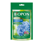 Biopon Nawóz Barwiący do Hortensji Niebieskiej 200 g – Intensyfikacja Niebieskich Kwiatów