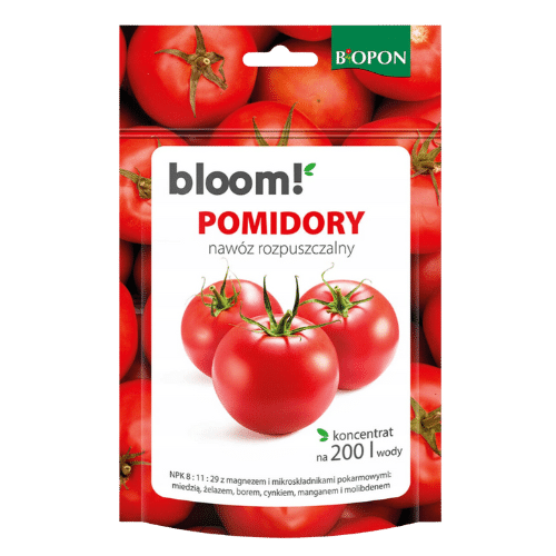 Biopon Bloom Nawóz Rozpuszczalny do Pomidorów 200 g – Profesjonalne Odżywianie Twoich Roślin