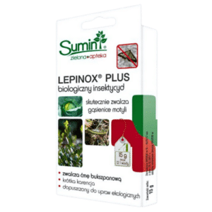 Sumin Lepinox Plus Biologiczny Insektycyd do Zwalczania Ćmy Bukszpanowej 15g