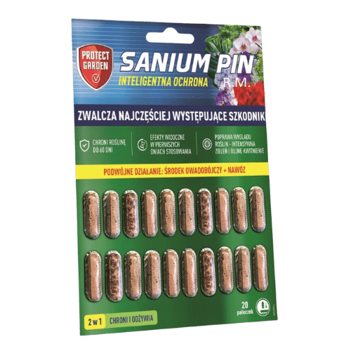 Protect Garden Sanium Pin 20 Szt. – Pałeczki 2w1 Na Szkodniki i Nawóz