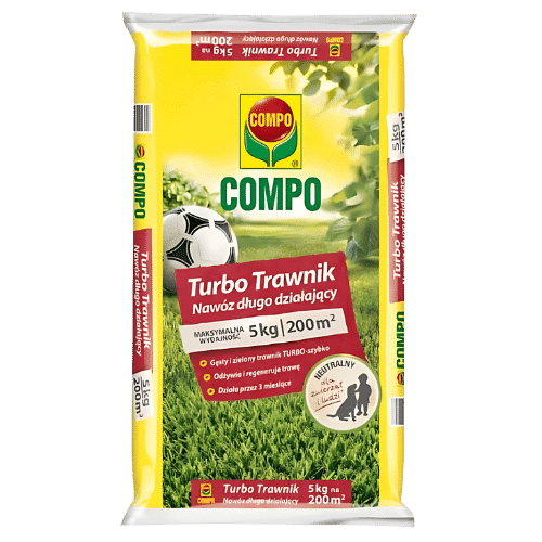 Compo turbo trawnik nawóz długo działający 5kg